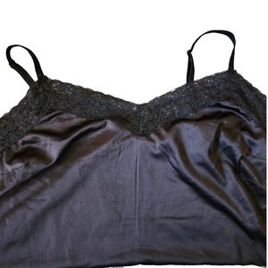 Lane Bryant Black Lace Satin Cami Size 22 24 3x